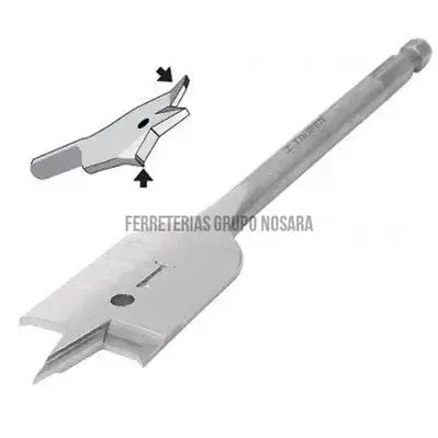 Broca plana de manita 3/4" para madera, Truper / 11378-030703-7501206623503