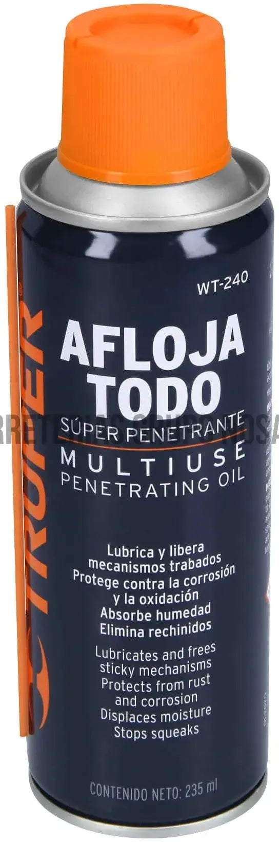Aceite multiusos en aerosol, 235ml (8oz), Truper WT-240 / 13469-030967-7506240653288