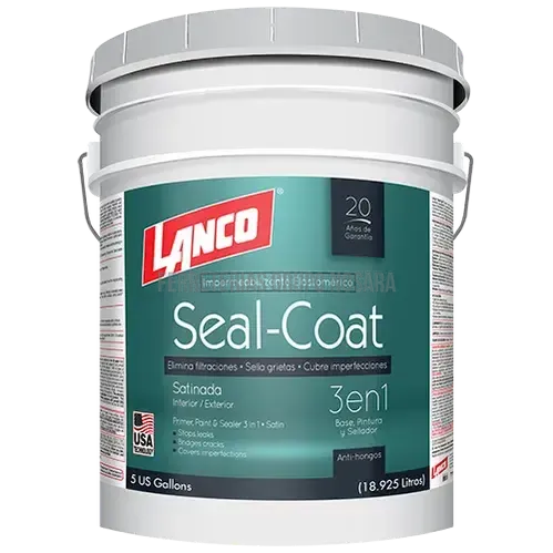 Pintura satinada Seal-Coat cubeta Lanco SC3494-2 (base pastel)-032225-718594349428