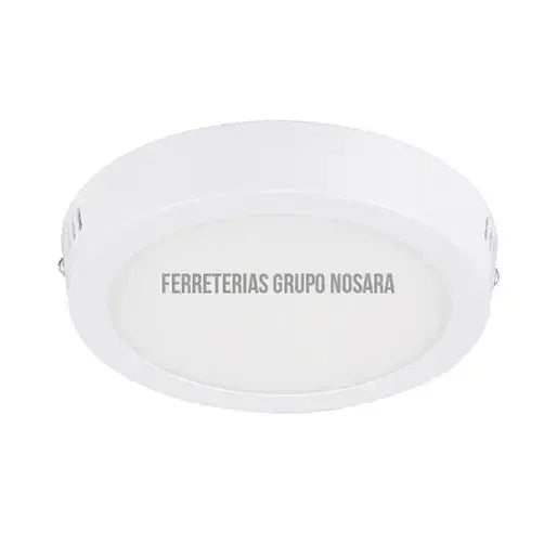 Plafon redondo de emergencia LED 12W 100-240V 6500K recargable blanco Adhil Tecnolite 12EMPTLLEDR65MVB-033129-7501668560750