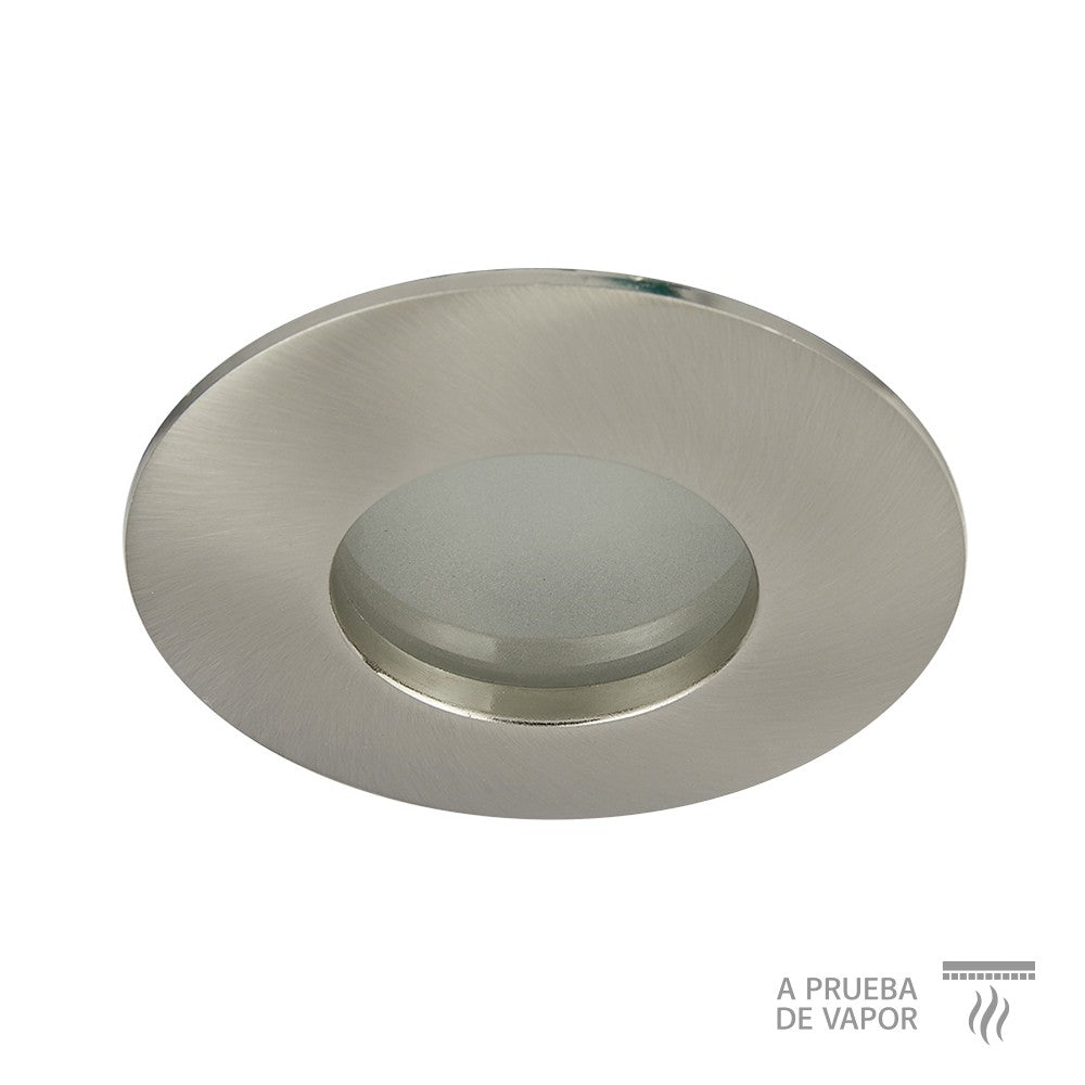 Round recessed lamp GX5.3 50W 100-240V vapor proof satin Adria I Tecnolite 10YD101MVS