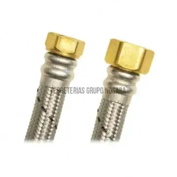 Tubo de abasto de acero para agua caliente 1/2 x 3/4 FIP 80 cm / AB-D80 Coflex-033274-710631939760