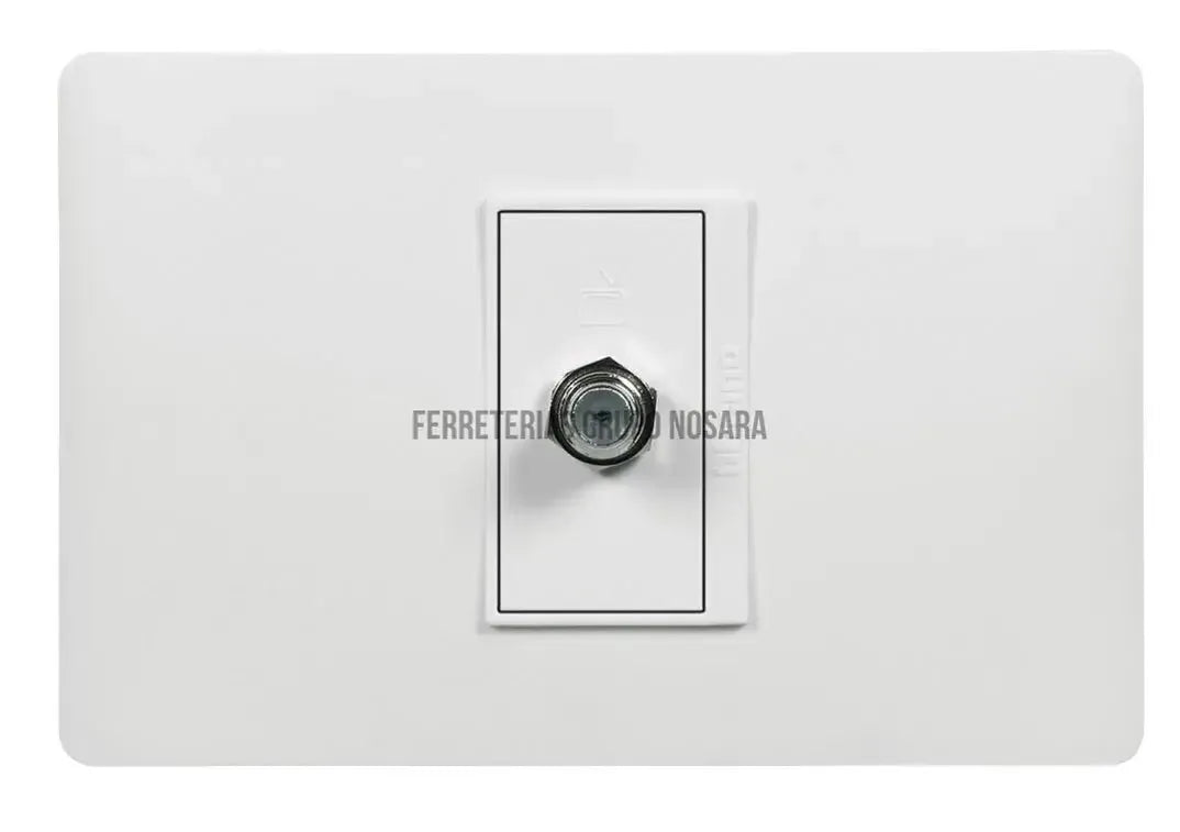 Conector para TV coaxial blanco Luzica Bticino / PU1152-034594-7702089162749