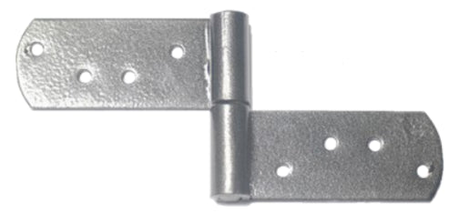 Bisagra soldable T27 gofrado plata 13" x 5-1/4" con 2 aletas Grossor 7102901