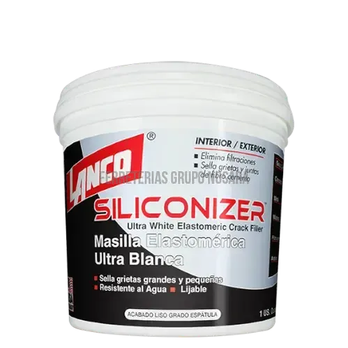 Masilla elastica Siliconizer 1/4 galon Lanco RC230-5-100693-718594023052