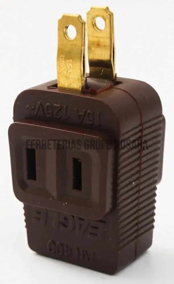 Enchufe trifulcador con patillas 3 salidas 15A 110V Eagle 400-101082-7441109002534