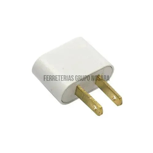 Adaptador Euro-Americano plano 6A 250V blanco Eagle / 776W-