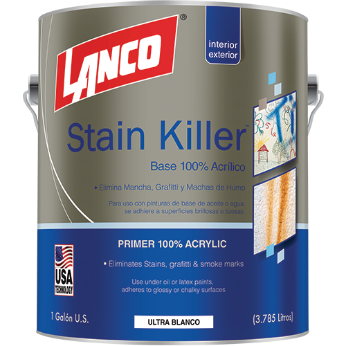Sellador acrilico Bloqueador de Manchas blanco galon Lanco WP039-4