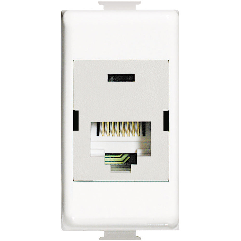 Conector para computo RJ45 CAT5E blanco Matix Bticino AM5962C5E