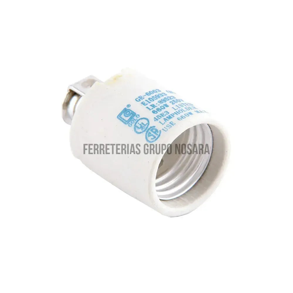 Socket fijo de porcelana lampara E27 660W 250V 4152 Eagle-101660-7441109004323