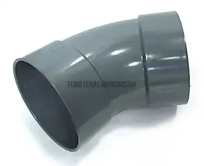 Codo sanitario PVC SDR32.5 pared delgada 45° 100 mm (4")-101955-7441102801219