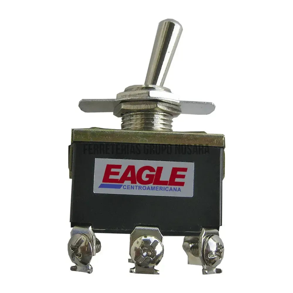 Apagador de palanca industrial DPST 15A 110V o 10A 250V On/Off Eagle 4494-102016-7441109004521