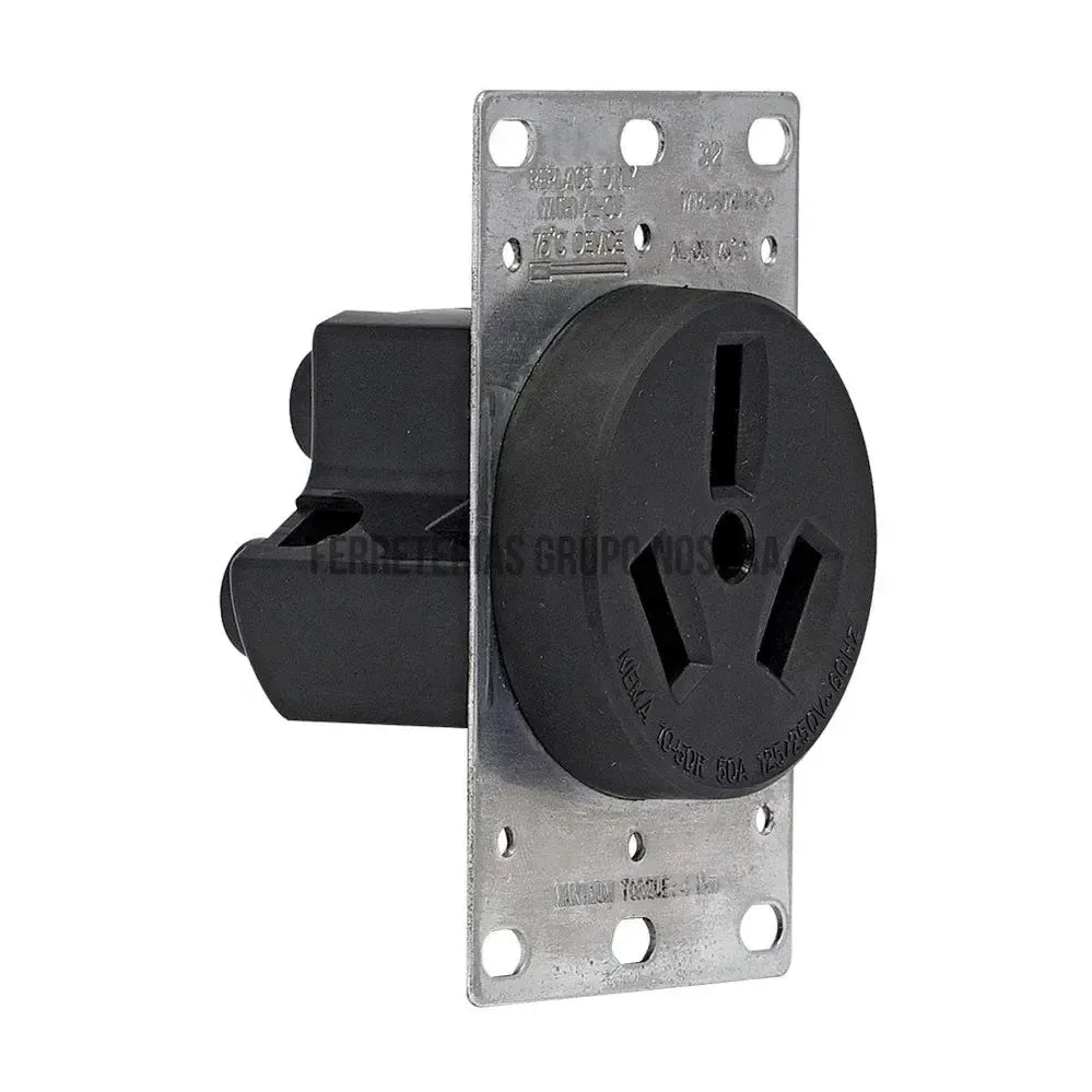Tomacorriente 50A de empotrar sin placa Eagle 32-102025-7441109002060