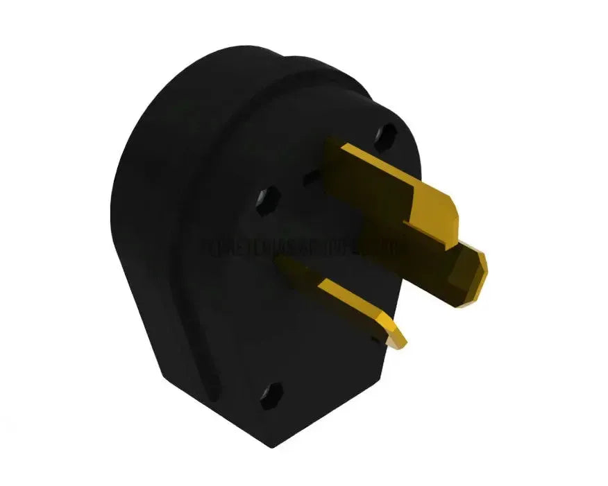 Enchufe 3 polos 50A 125-250V 3W negro Eagle 80-102027-7441109002237