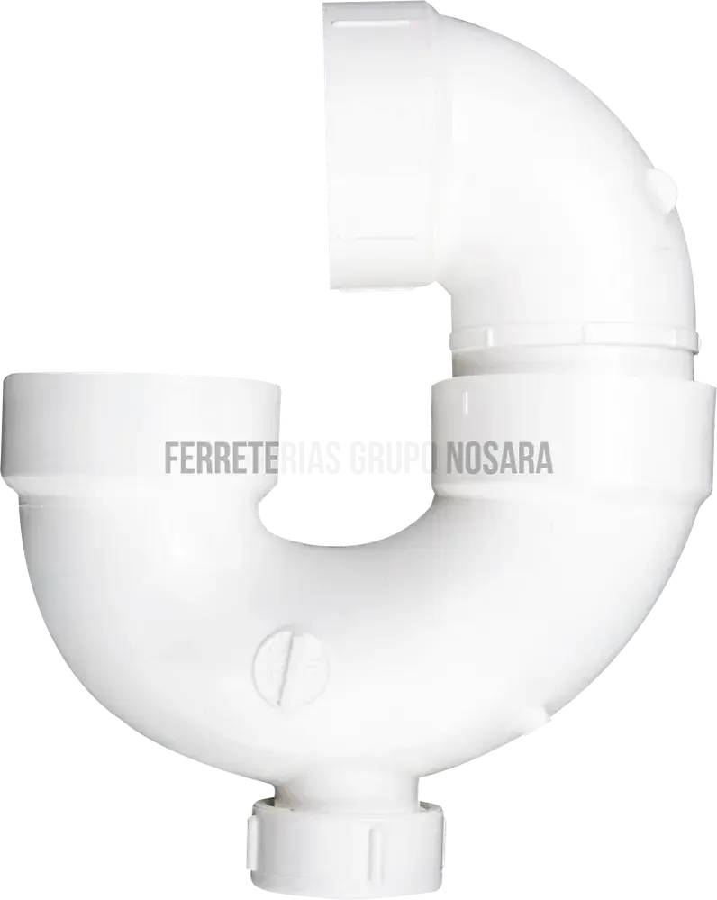 Trampa sanitaria PVC con registro 50 mm (2")-102435-611942036776