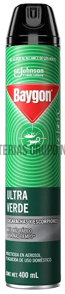 Insecticida en spray Baygon ultra verde 400 ml-103385-7501032903572