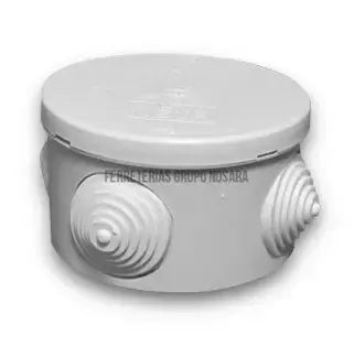 Caja plexo 4 entradas tipo cono (80 x 80 x 45 mm) IP54 gris Eagle 219-B-104241-7441109006204