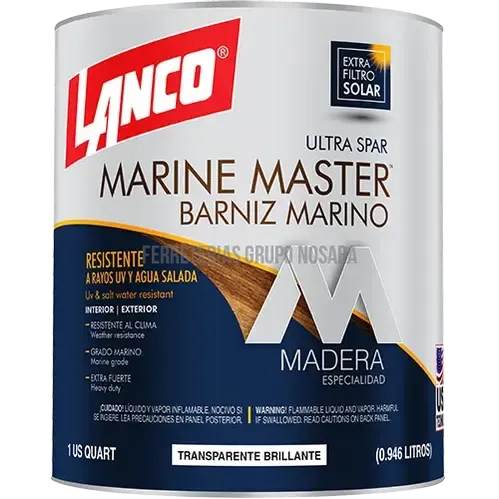 Barniz marino brillante Marine Master cuarto Lanco MM300-5-105087-718594003054