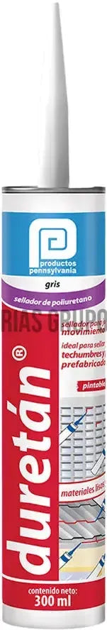 Sellador poliuretano 300 mL Duretan (gris)-105949-7501316141300