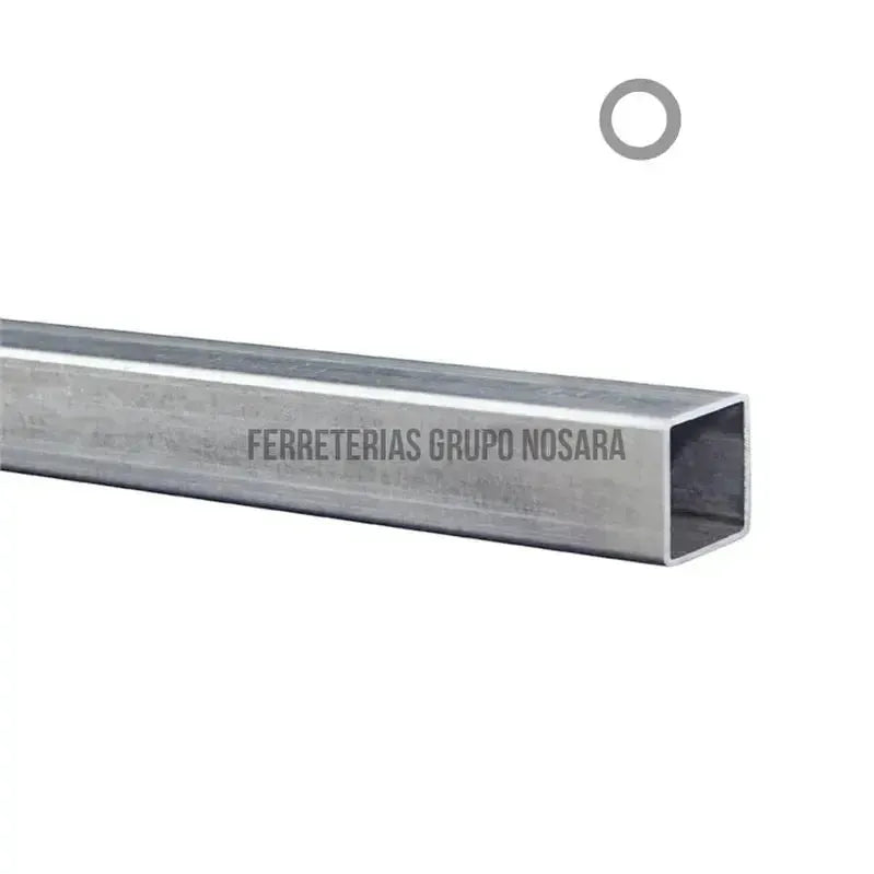 TUBO CUADRADO ESTRUCTURAL HIERRO GALVANIZADO 4" X 4" ( 100 X 100 X 1.80 MM ) 6 m-