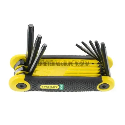 Juego de llaves torx de 8 piezas tipo navaja Stanley 69-266-106393-747752692663