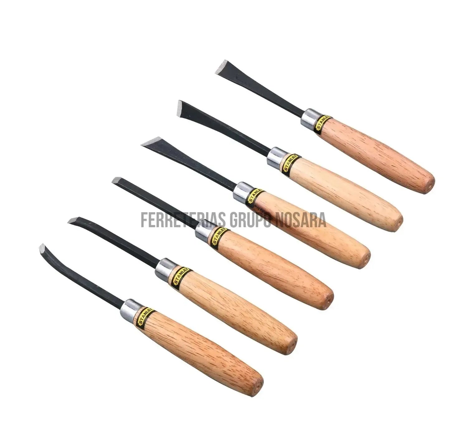 Juego de gubias de 6 piezas Stanley 16-120-107236-4711815161201