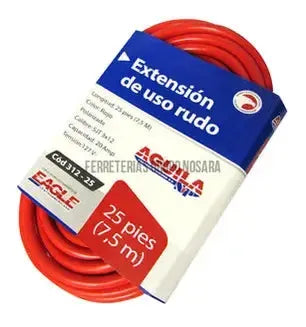 Extension electrica polarizada de uso domestico 7.5 metros naranja 7A Eagle 214-25-109319-7441109002398
