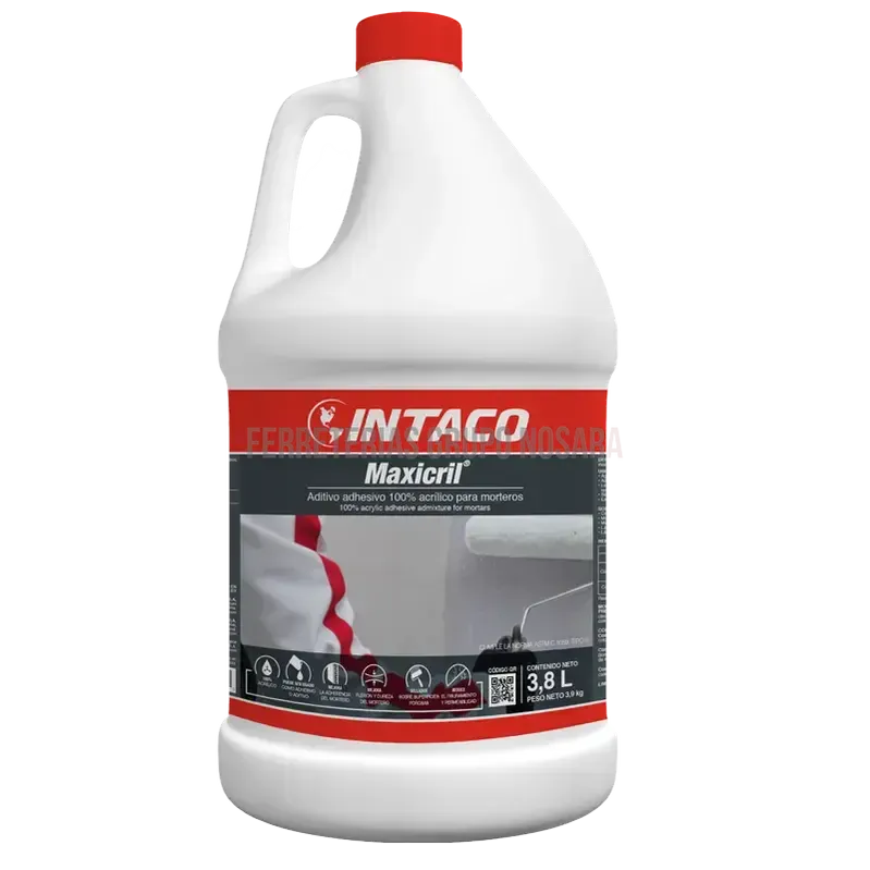 ADITIVO ADHESIVO ACRILICO PARA MORTERO MAXICRIL 70 GALÓN (3.78 LITROS) INTACO-109750-787002000091