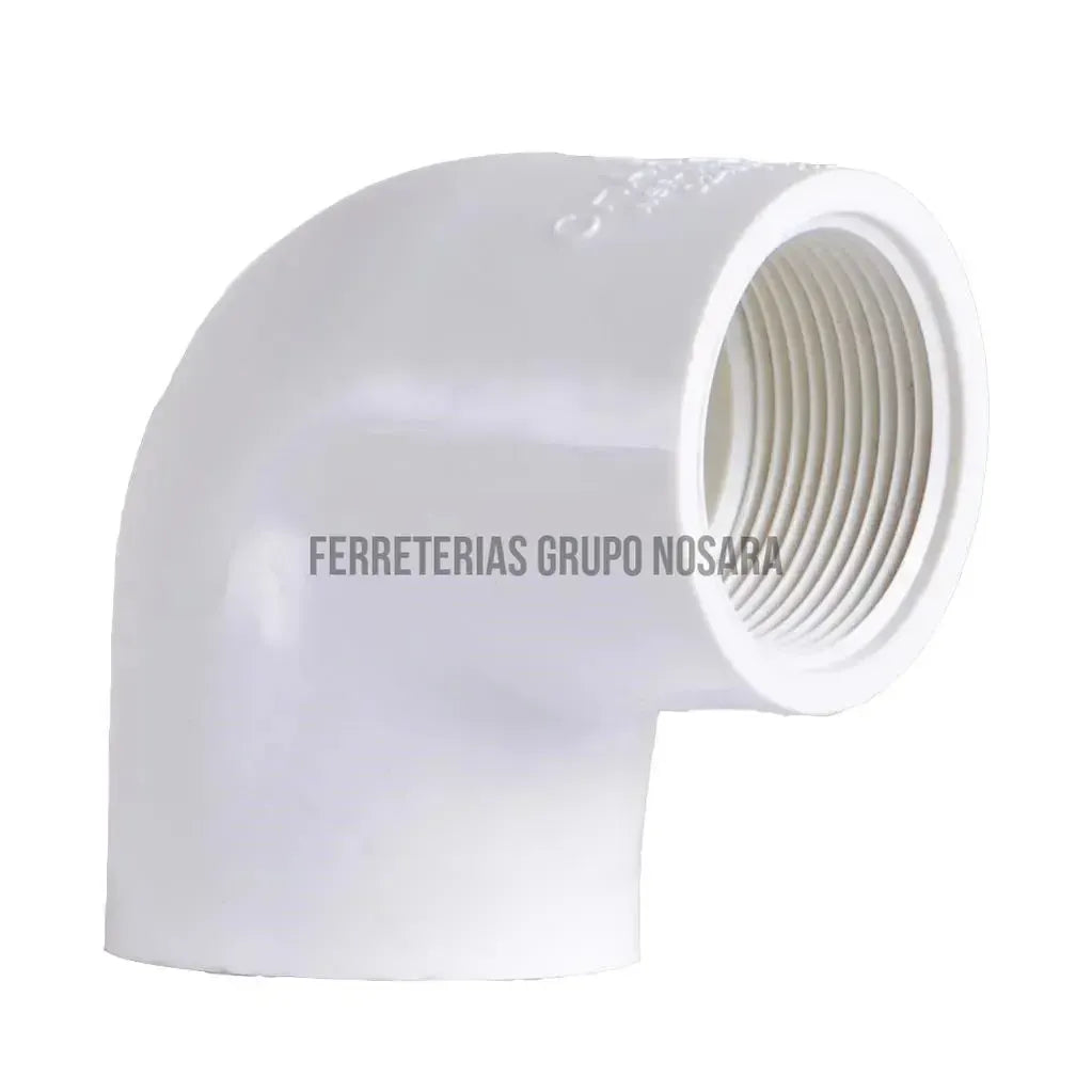Codo potable PVC con rosca 90° 12 mm (1/2")-200111-7441102801806