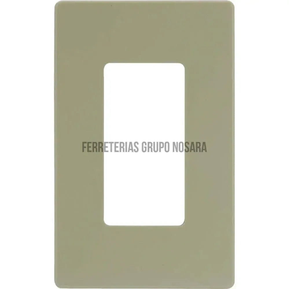 Placa sencilla con tornillo oculto marfil Decor Eagle 2151ST-V-200540-7441109012656