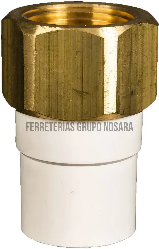 Adaptador hembra agua caliente CPVC con inserto metalico 12 mm (1/2") Amanco-400282-7441018835506