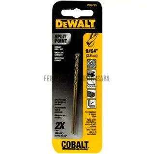 Broca para metal de cobalto 9/64" Dewalt DWA1209-5264-885911410762
