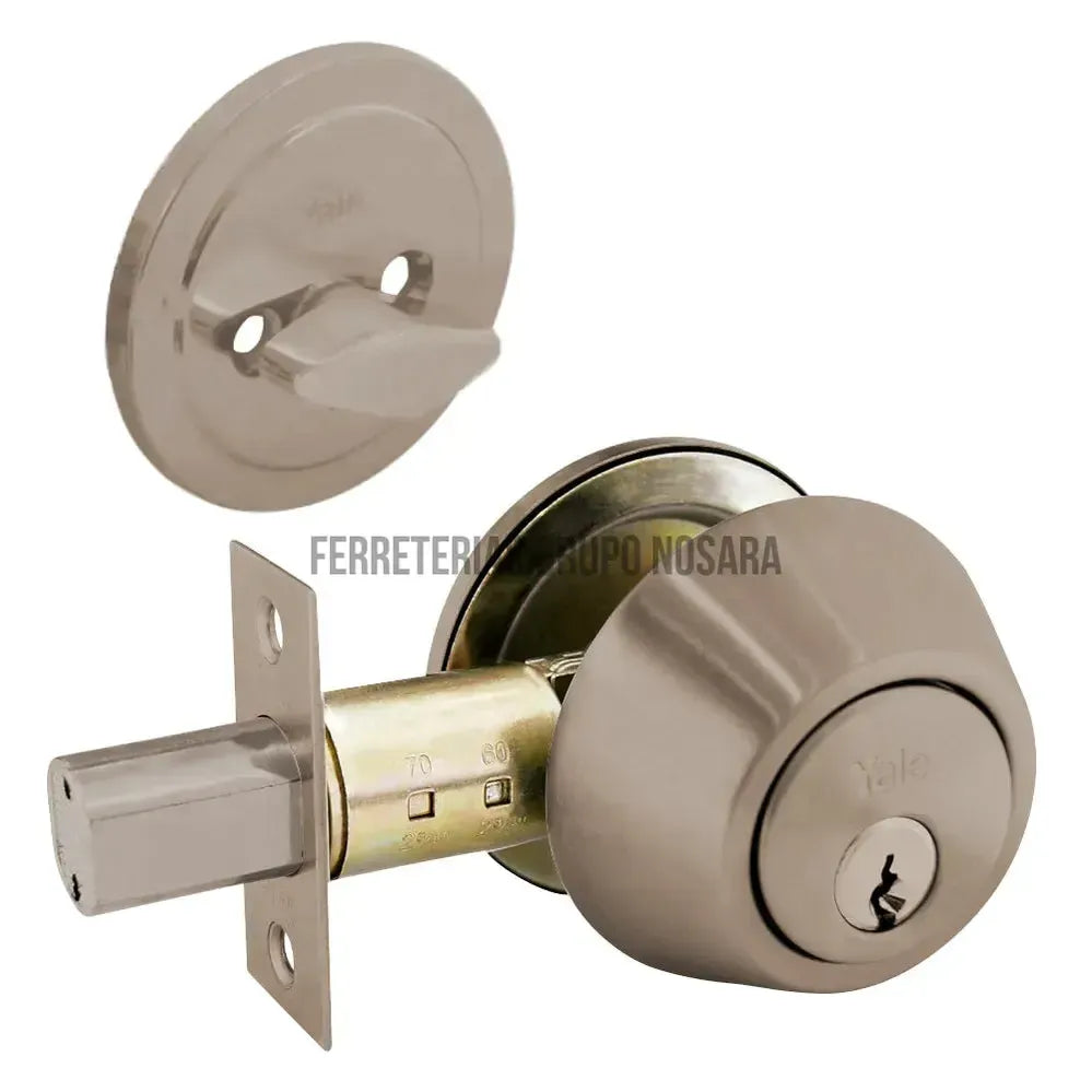 Cerrojo sencillo laton antiguo Kent Yale 0008945-5751-7704359089459