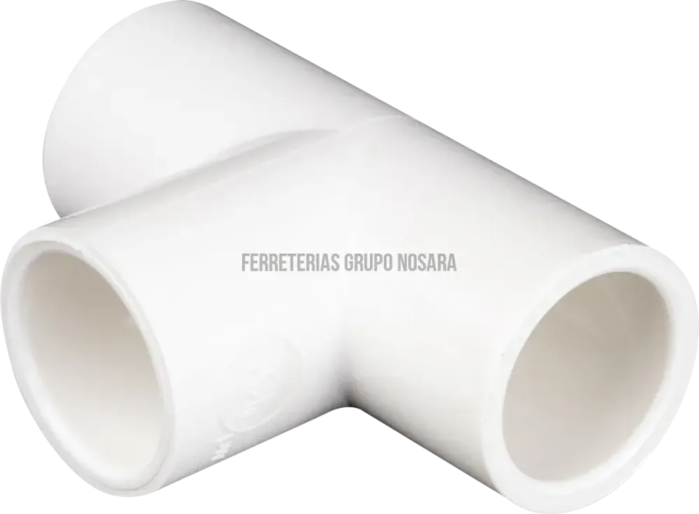 Tee potable PVC lisa 38 mm (1-1/2")-600045-7441102805026