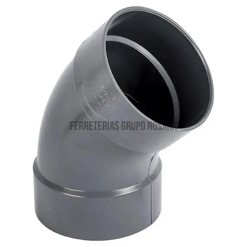 Codo sanitario PVC SDR32.5 pared delgada 45° 150 mm (6")-600222-7441102808508