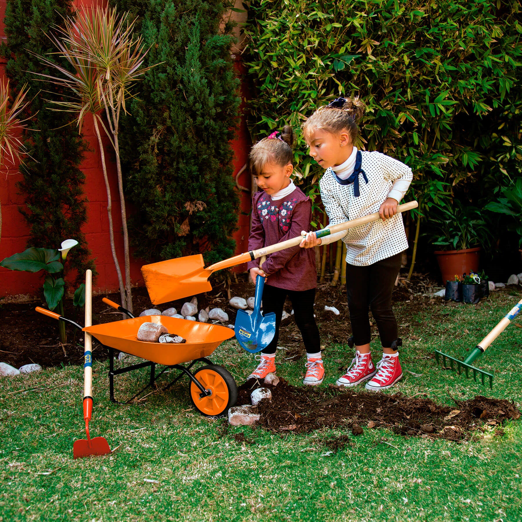Carretillo tubular para niños 88 x 41 cm Truper CAT-KID-T, #10440