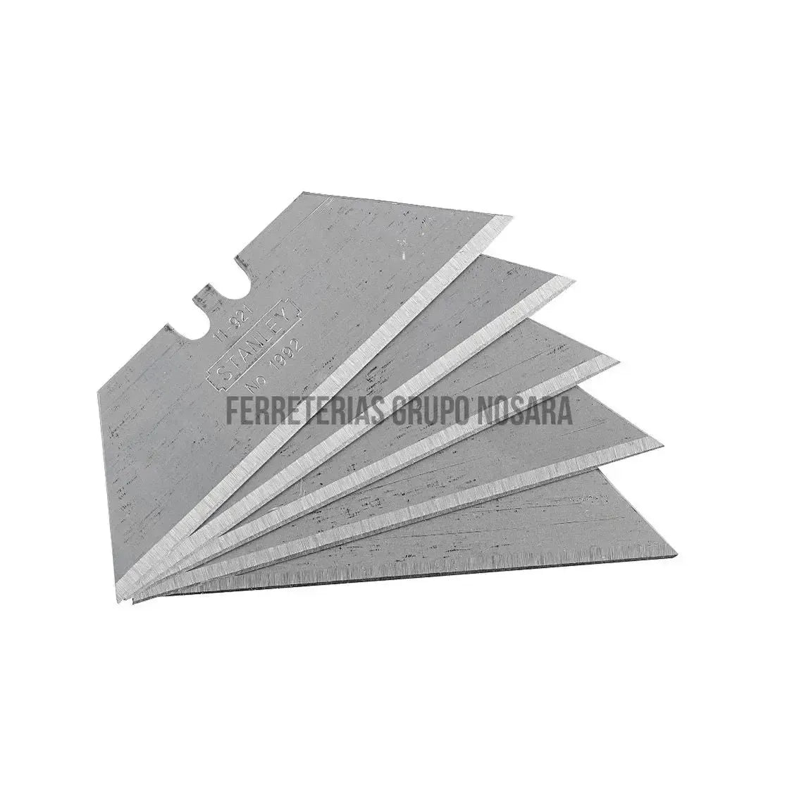 Hoja para cutter retractil uso pesado Stanley 11-921 (5 por paquete)-800445-76174119213