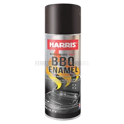 Spray alta temperatura 1200°F BBQ negro Harris / 38124-