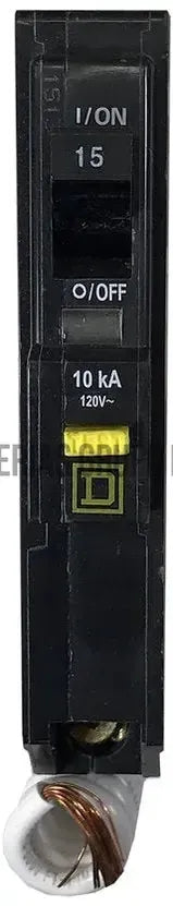 Breaker de enchufar 1 polo 15A 120/240V UL con falla a tierra Square D QO115GFI-CS009151-785901255062