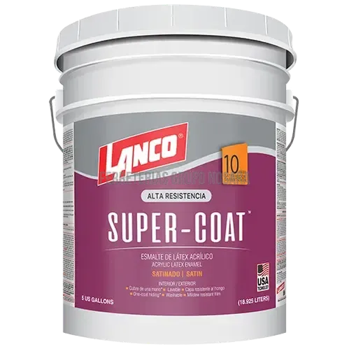 Pintura satinada Super Coat cubeta Lanco SC3732-2 (Base Tint)-MN013412-718594373225