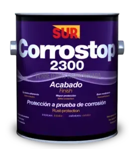 Acabado anticorrosivo satinado Corrostop 2300 cuarto Sur 0230000014 (blanco)-