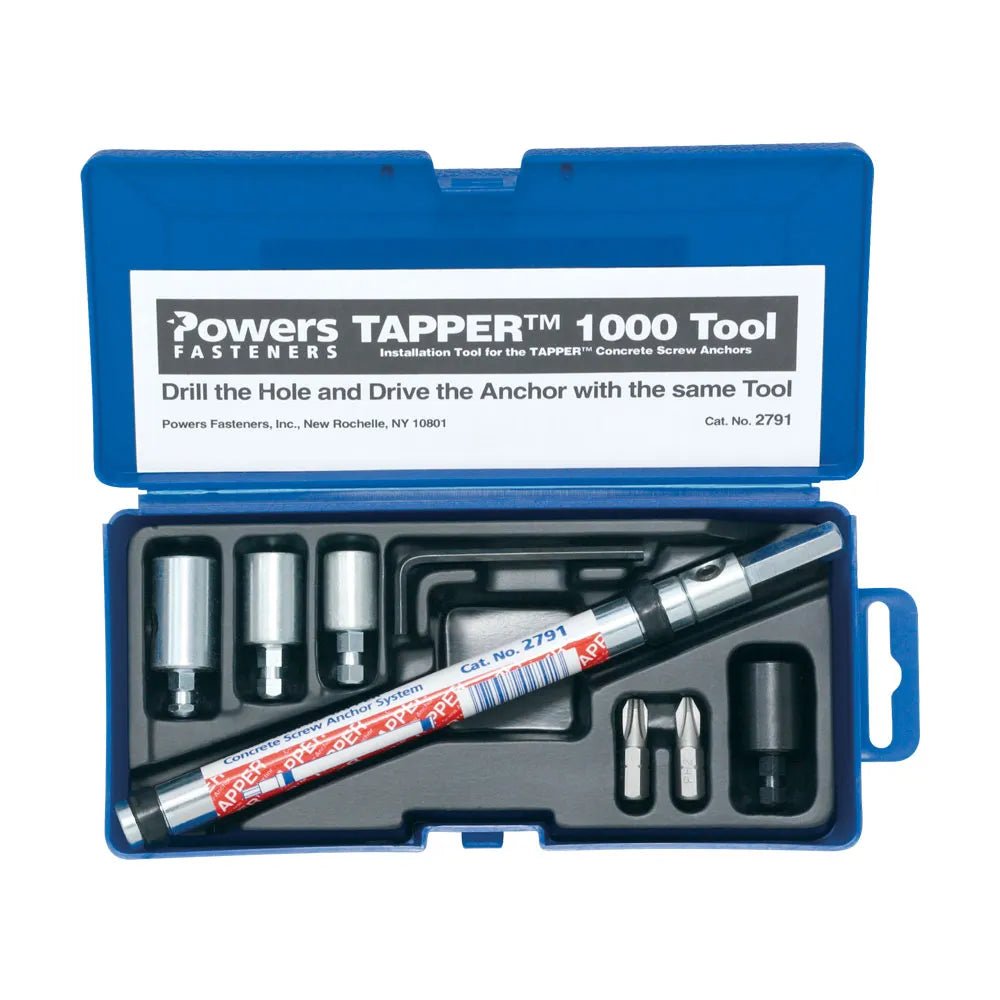 KIT P/INSTALAR TORNILLO CONCRETO 1000 #2