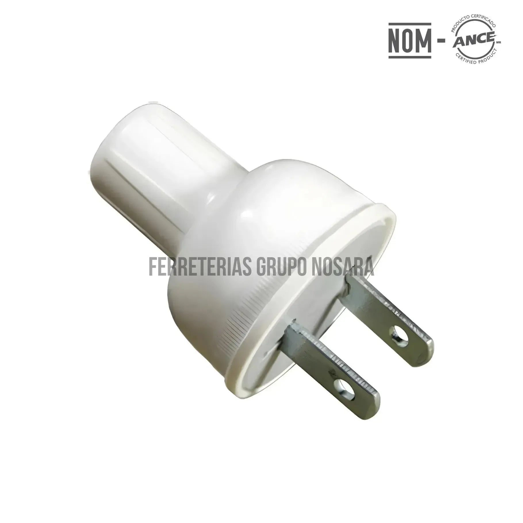 EAGLE ENCHUFE VINIL PEQ BLANCO #2121-W-