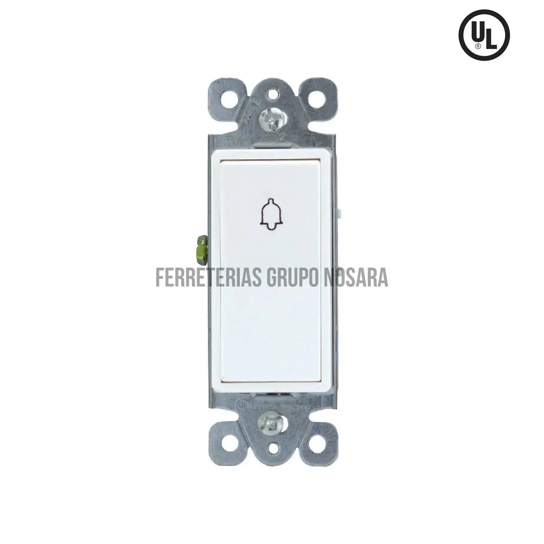 EAGLE PULSADOR DECOR P/TIMBRE BLC 6502W-