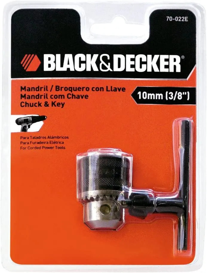 MANDRIL PARA TALADRO 3/8 PULG BLACK & DECKER 70-022E