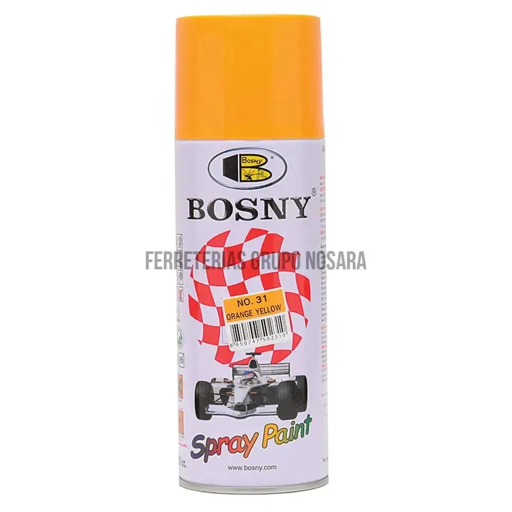 PINTURA SPRAY BOSNY SB-31 AMARILLO NARANJA-