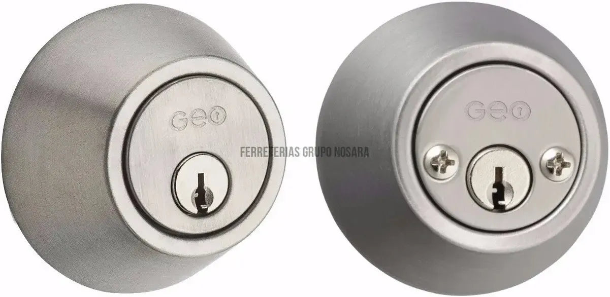 Cerrojo doble llave acero inoxidable Geo / 91200-012-