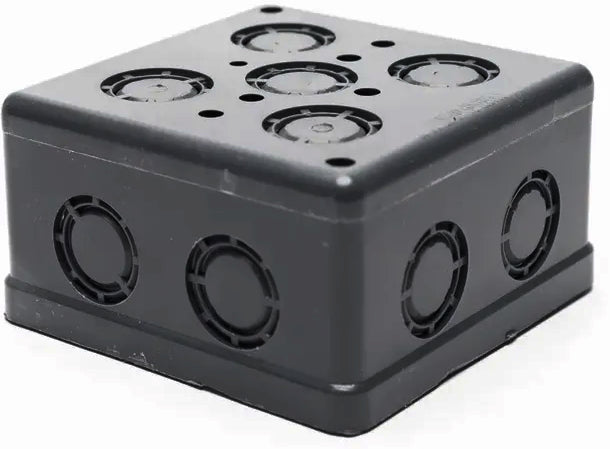 Caja cuadrada plastica PVC 12 mm (1/2 - 3/4)
