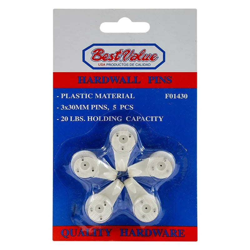 BEST VALUE GANCHO P/CUADRO 5PZ F01430