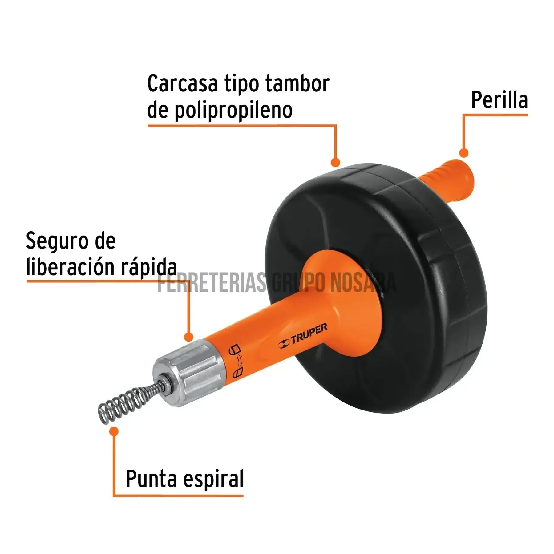TRUPER SONDA DESTAPACAÑO 7.6M / 12279-